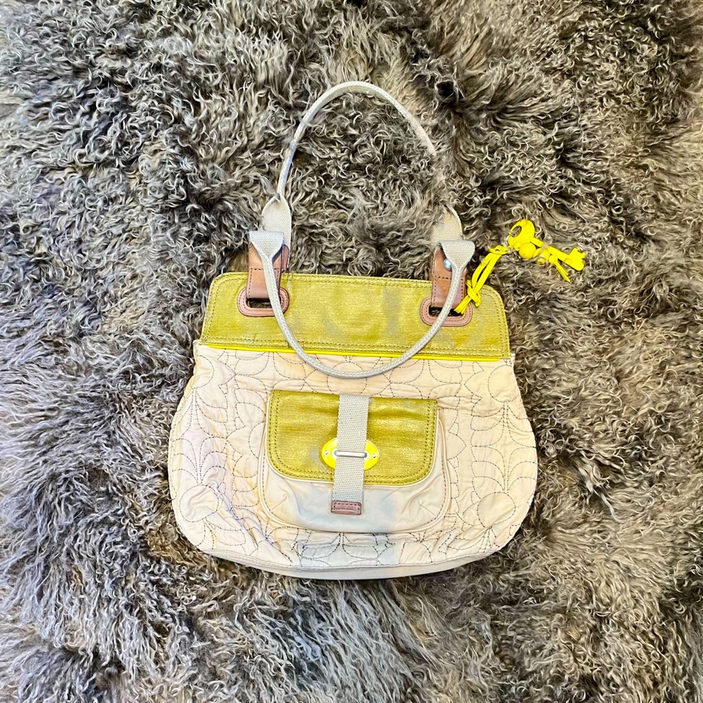 Fossil Quilted Shoulder Bag, Large Key; Key-Per P… - image 1